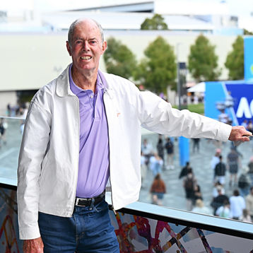 Allan Stone attends the Australian Open