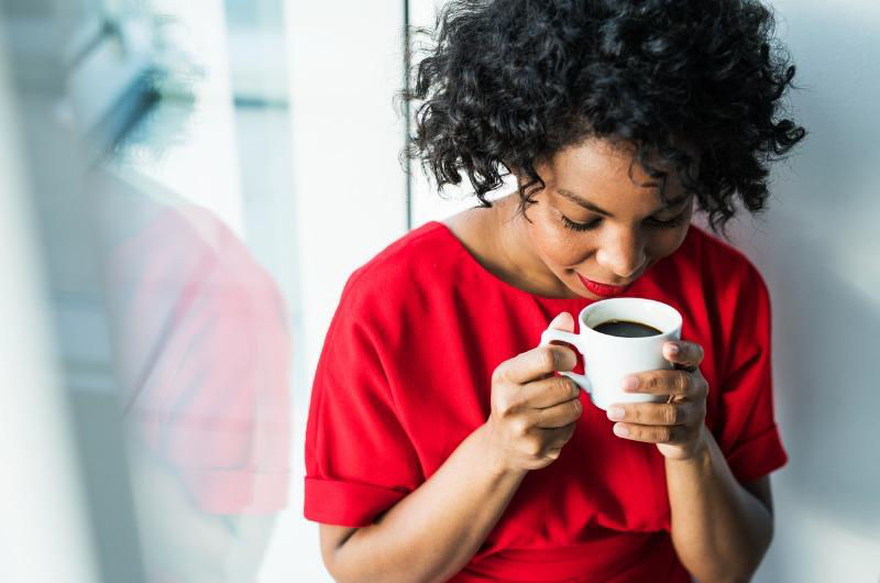 Women with Coffee