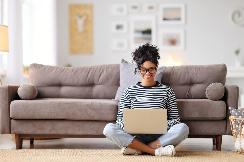 Woman on laptop