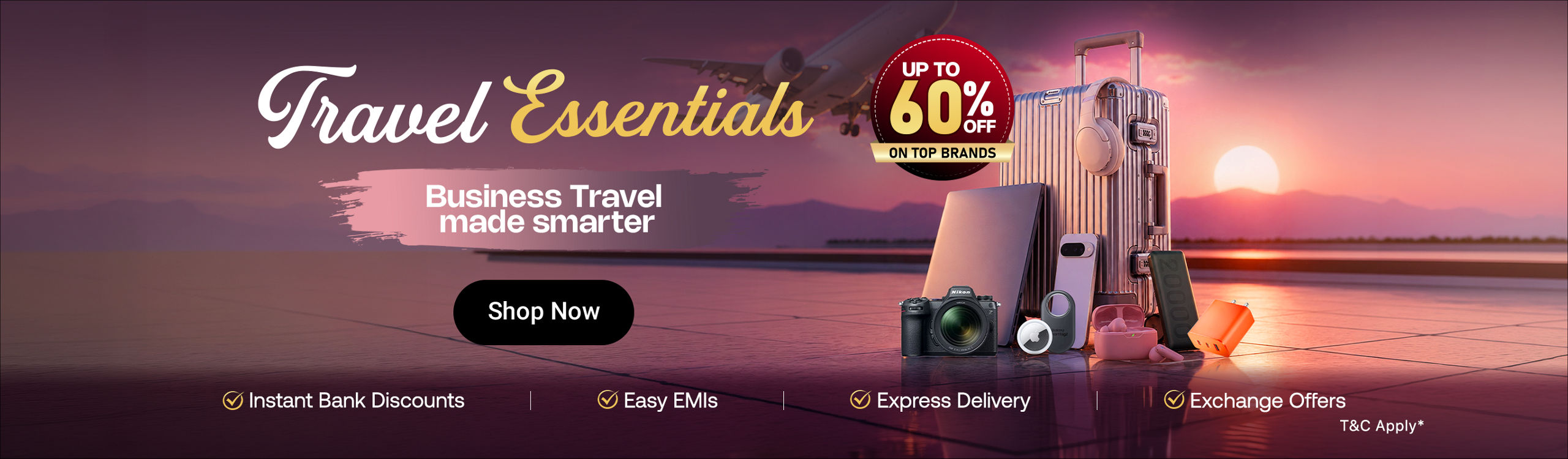 Travel essentials event page 