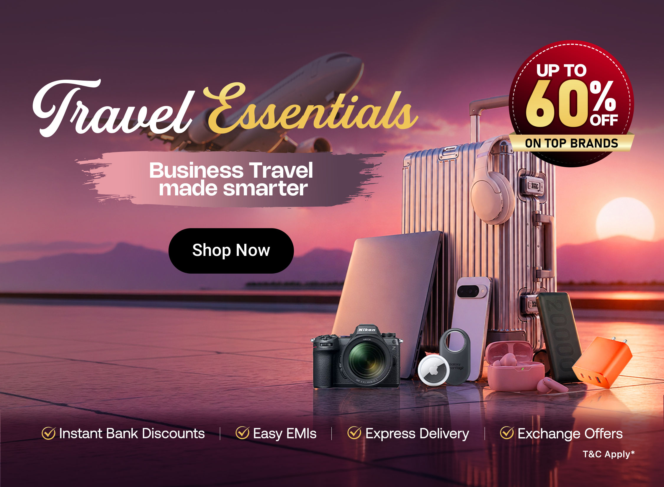 Travel essentials event page 
