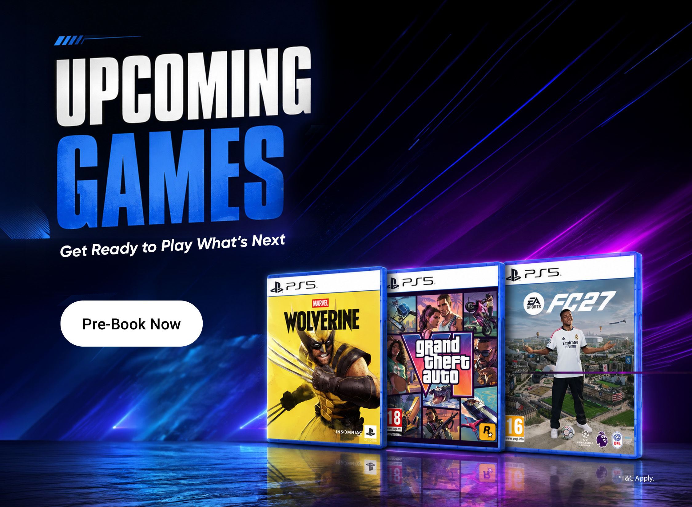 upcoming gamnes 