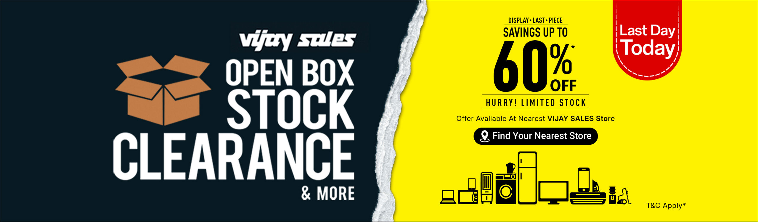 open box sale