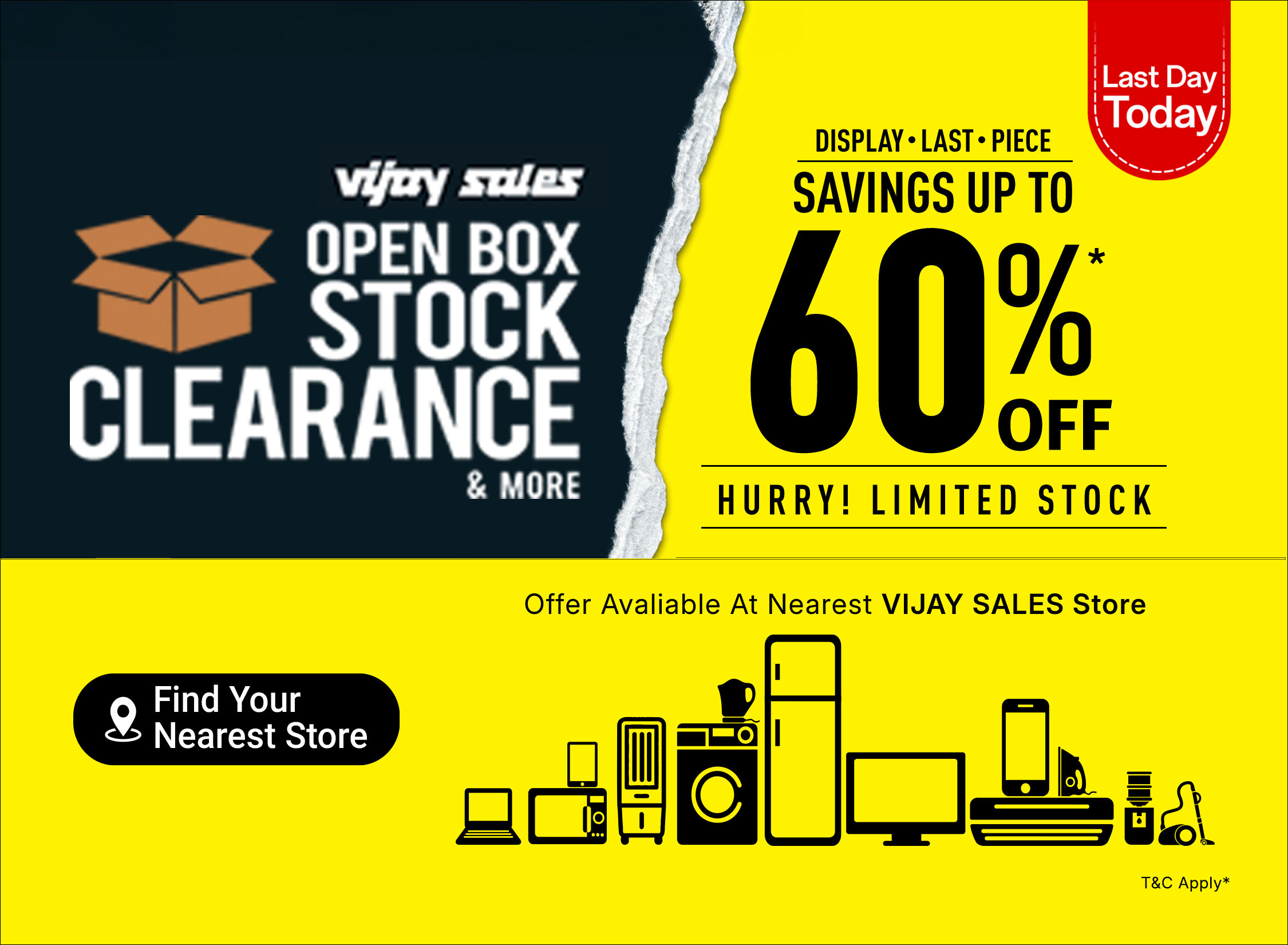 open box sale