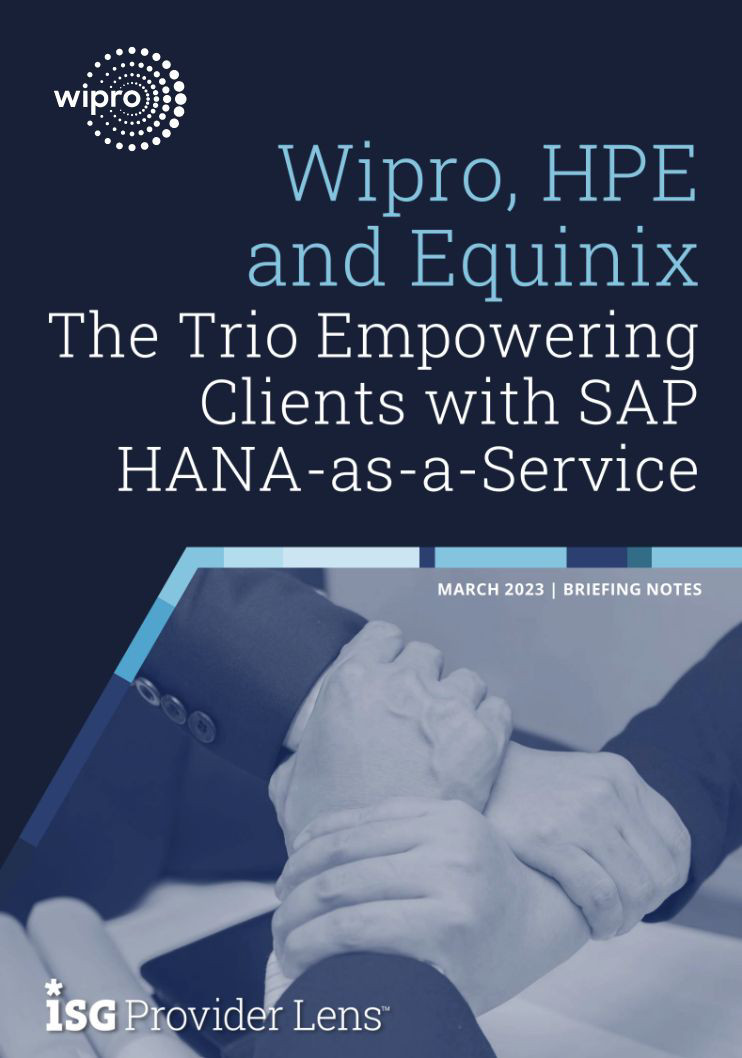 Power Your Business with SAP HANA as a Service from Wipro, HPE and Equinix