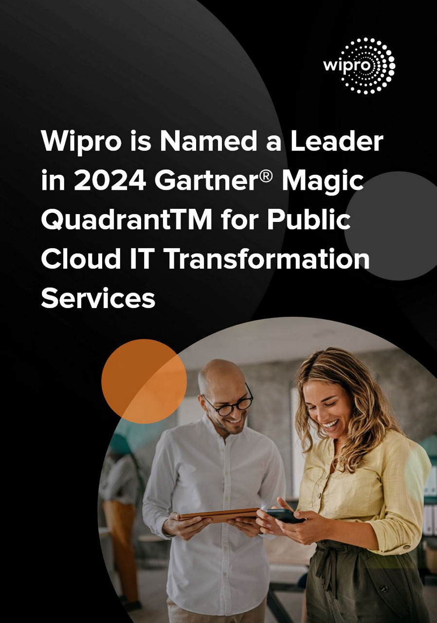 Wipro is Named a Leader in 2024 Gartner® Magic QuadrantTM for Public Cloud IT Transformation Services