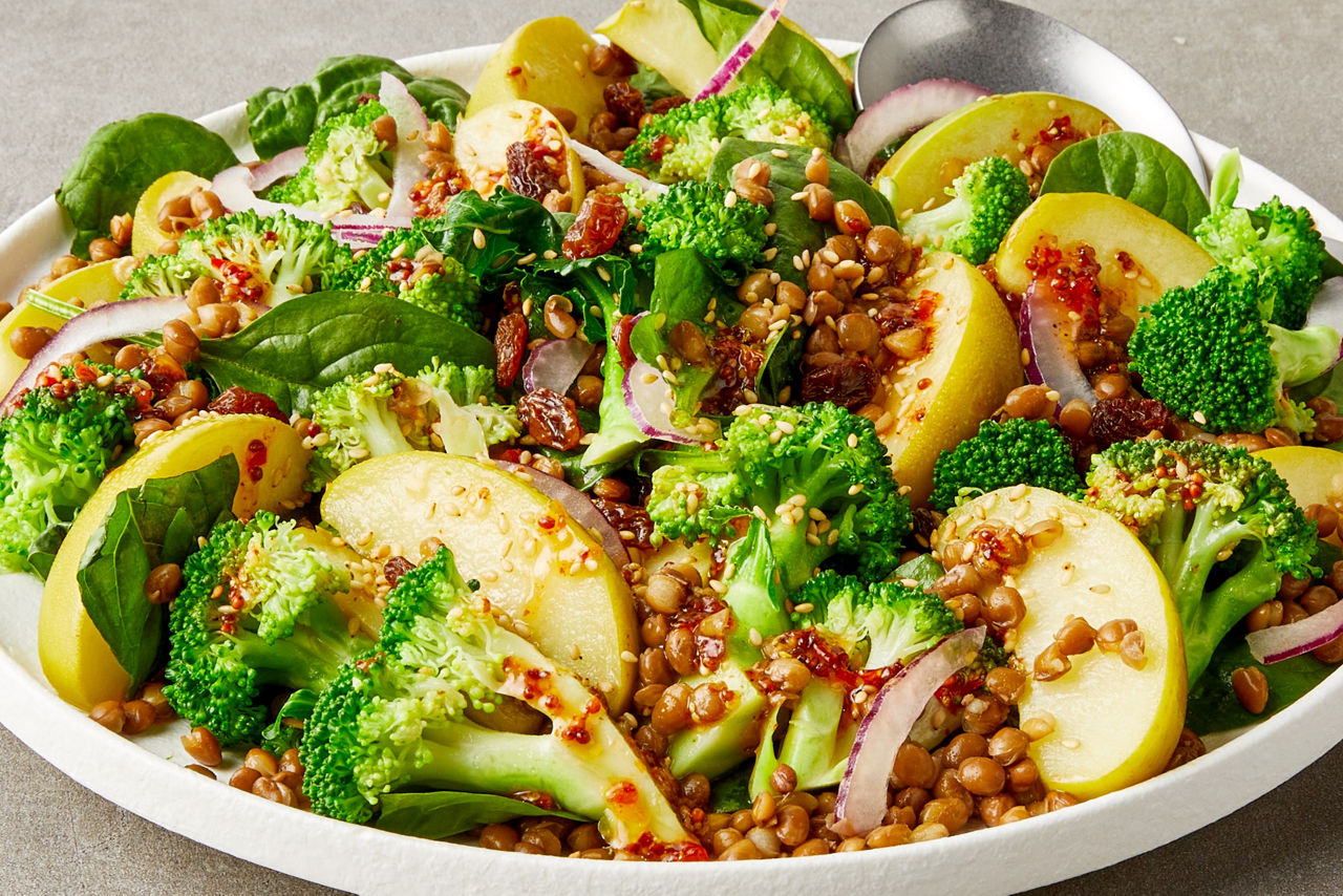 Apple, Broccoli & Lentil Salad
