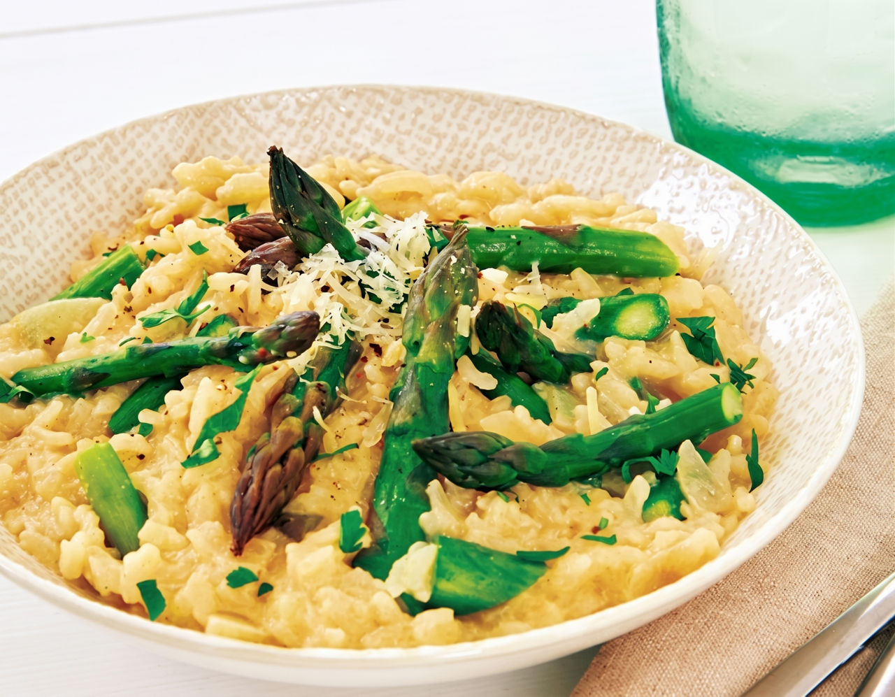 Asparagus & Feta Risotto
