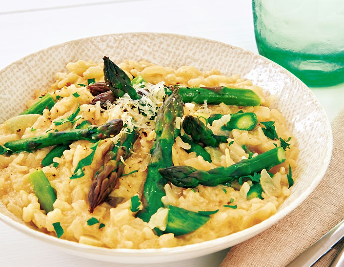 Asparagus & Feta Risotto