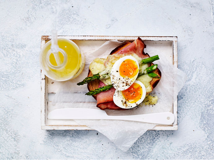 Asparagus Croque Madame