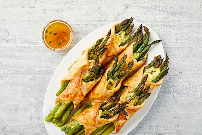 Asparagus & Brie Puff Pastries
