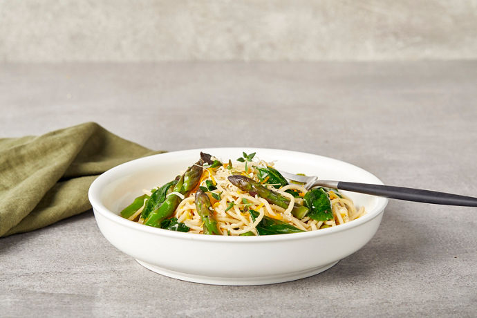 Asparagus & Lemon Spaghetti