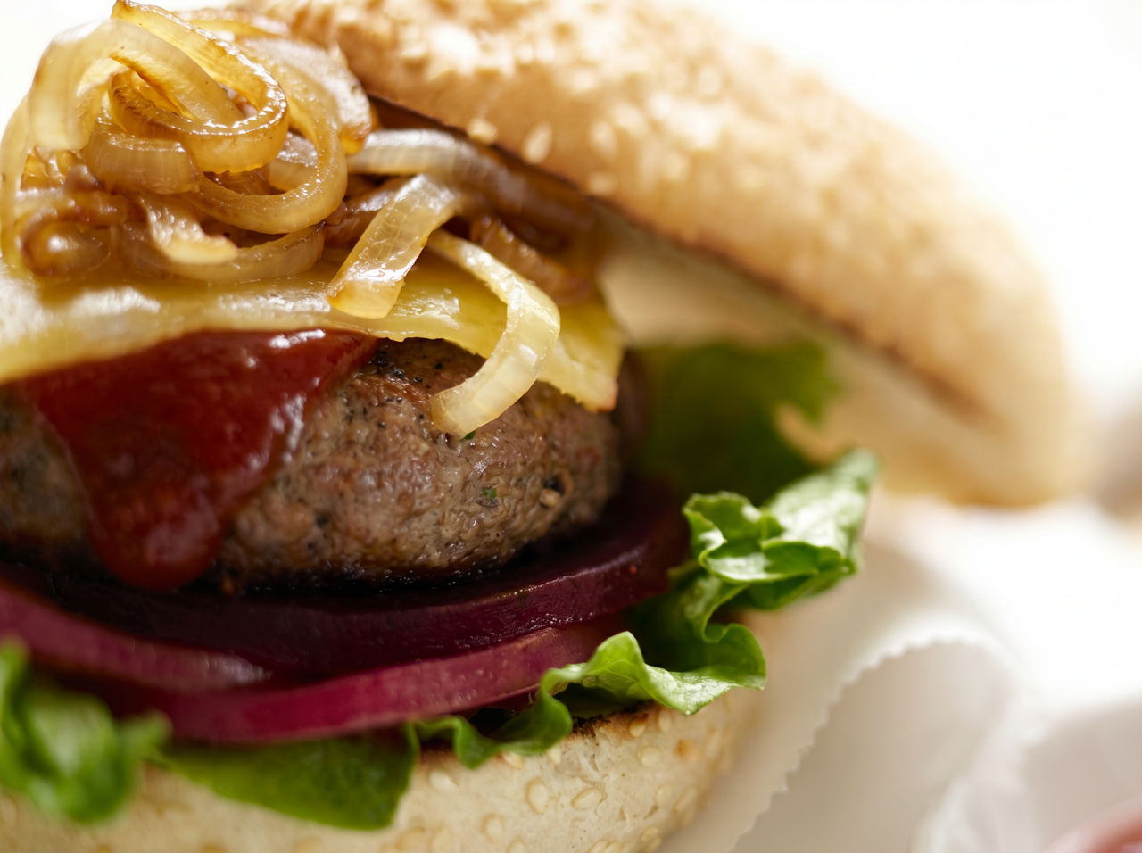 BBQ Kiwi Beef Burger
