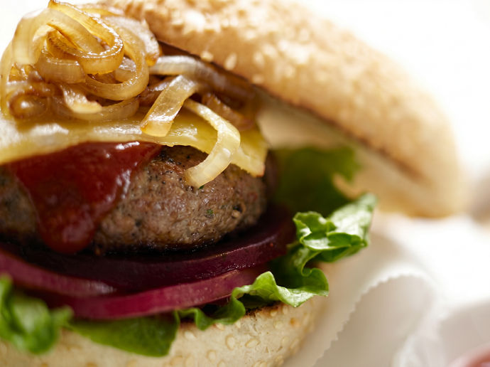 BBQ Kiwi Beef Burger