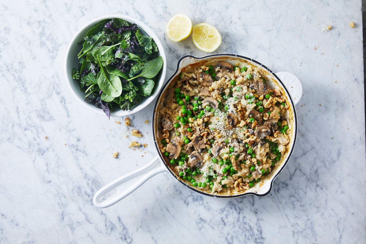 Baked Mushroom Risotto
