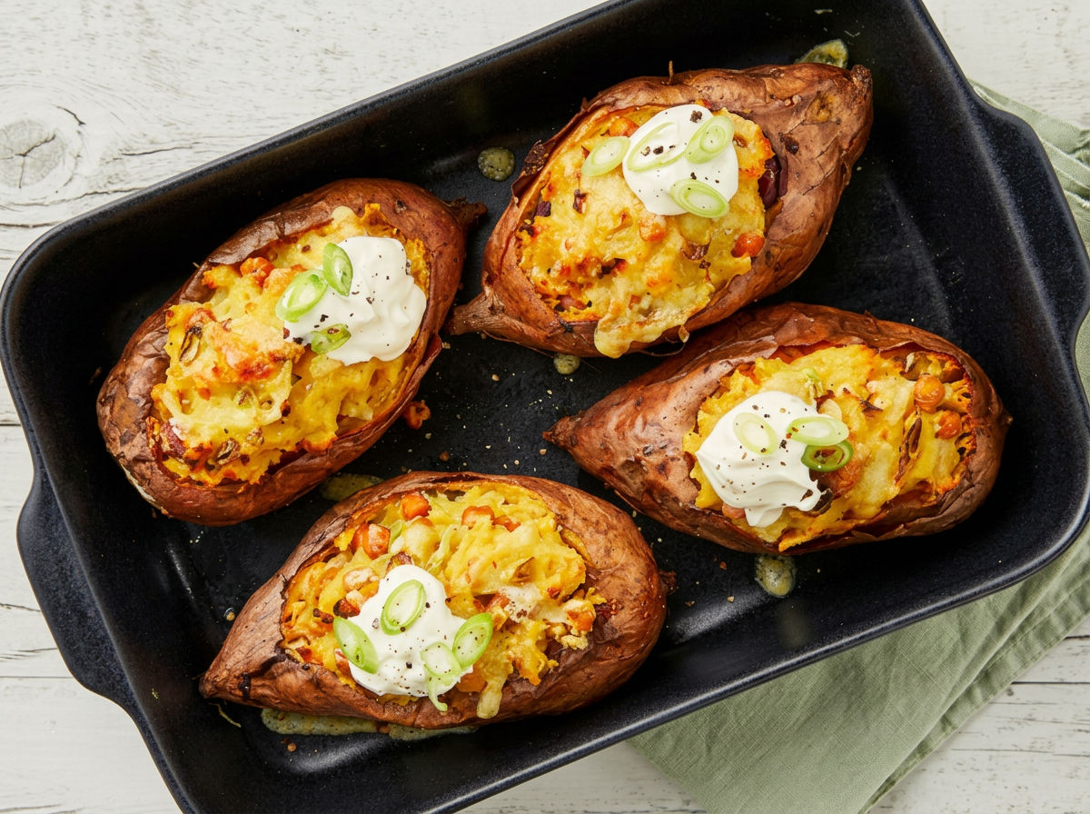 Bean Stuffed Kūmara