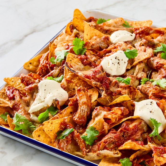 Cheesy Pulled Pork Nachos