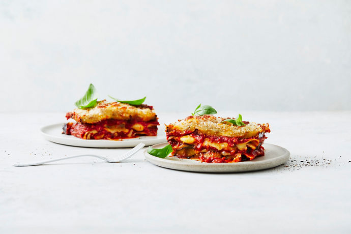 Eggplant, Parmesan & Basil Lasagne