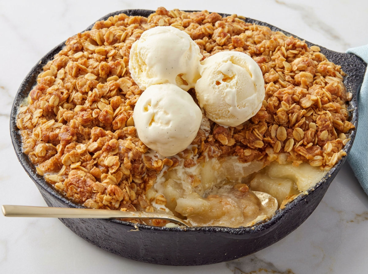 Feijoa & Apple Crumble
