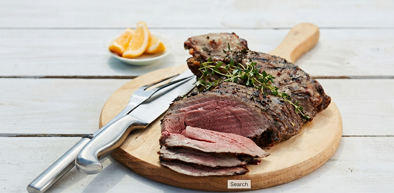 Garlic, Lemon and Thyme Butterflied Lamb Leg