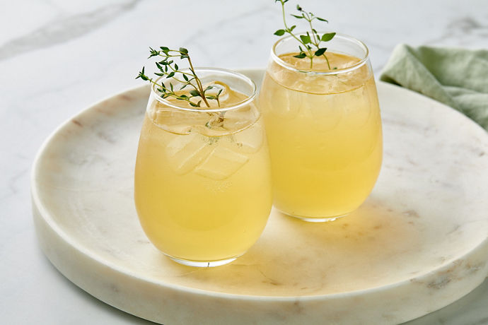 Ginger Apple Fizz Mocktail