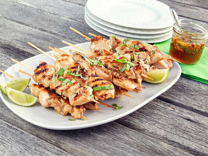 Grilled Chicken Skewers