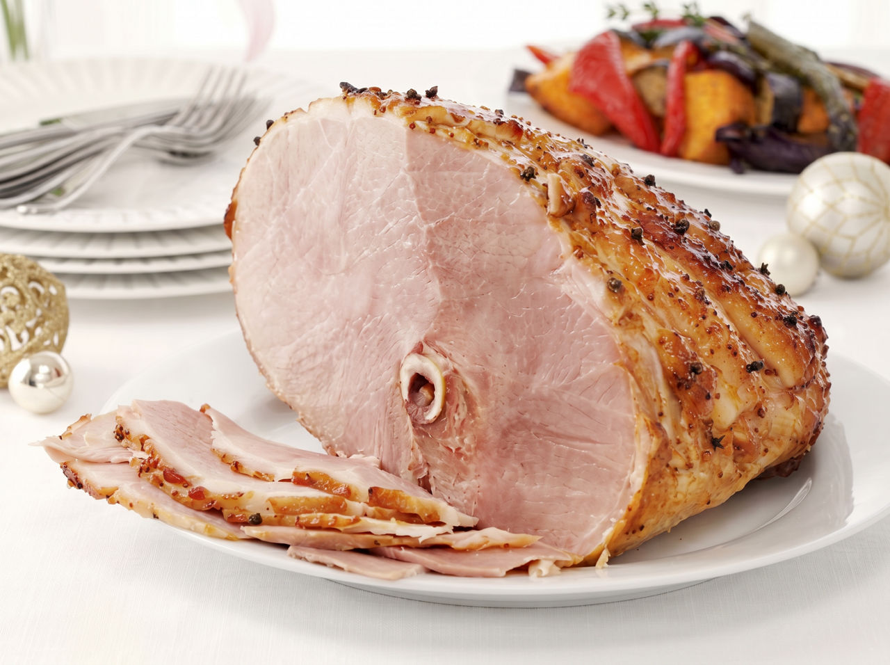 Ham with Apricot & Mustard Glaze