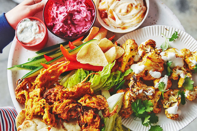 Indian Bhaji Grazing Platter