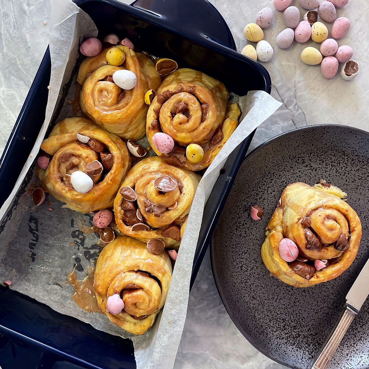 Kitty's Kitchen Easter Egg Scrolls