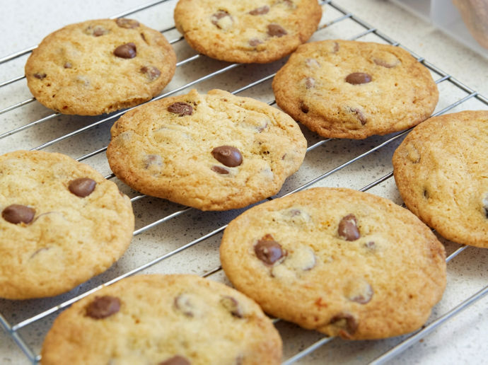 Mandarin Milk Chocolate Cookies