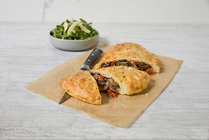 Mushroom & Eggplant Calzone