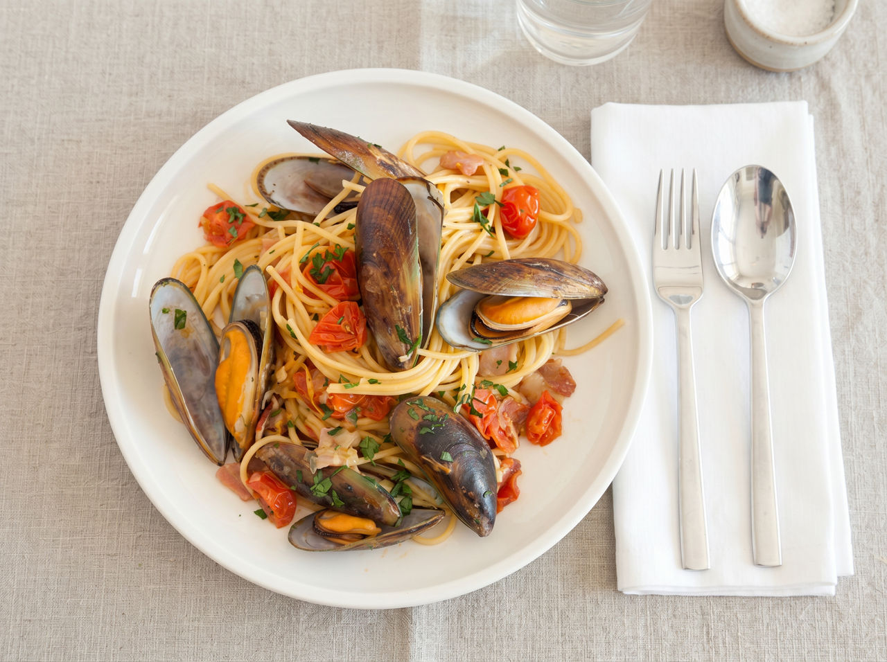 Mussels & Spaghetti