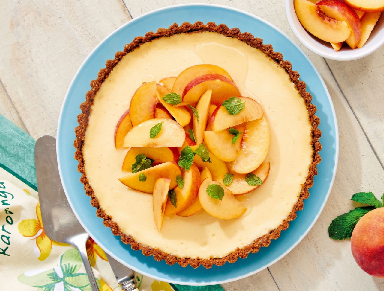 Peach & Ginger Tart