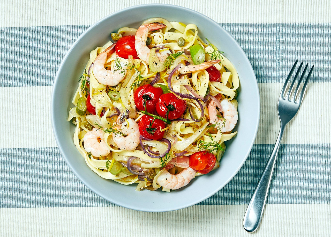 Photo of Prawn, Fennel & Tomato Fettuccine
