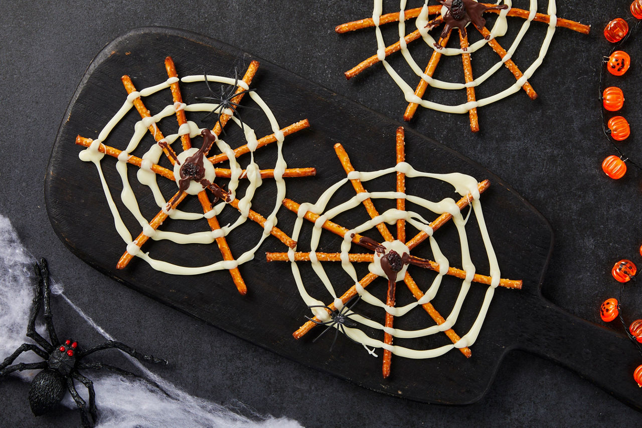 Pretzel Spider Webs