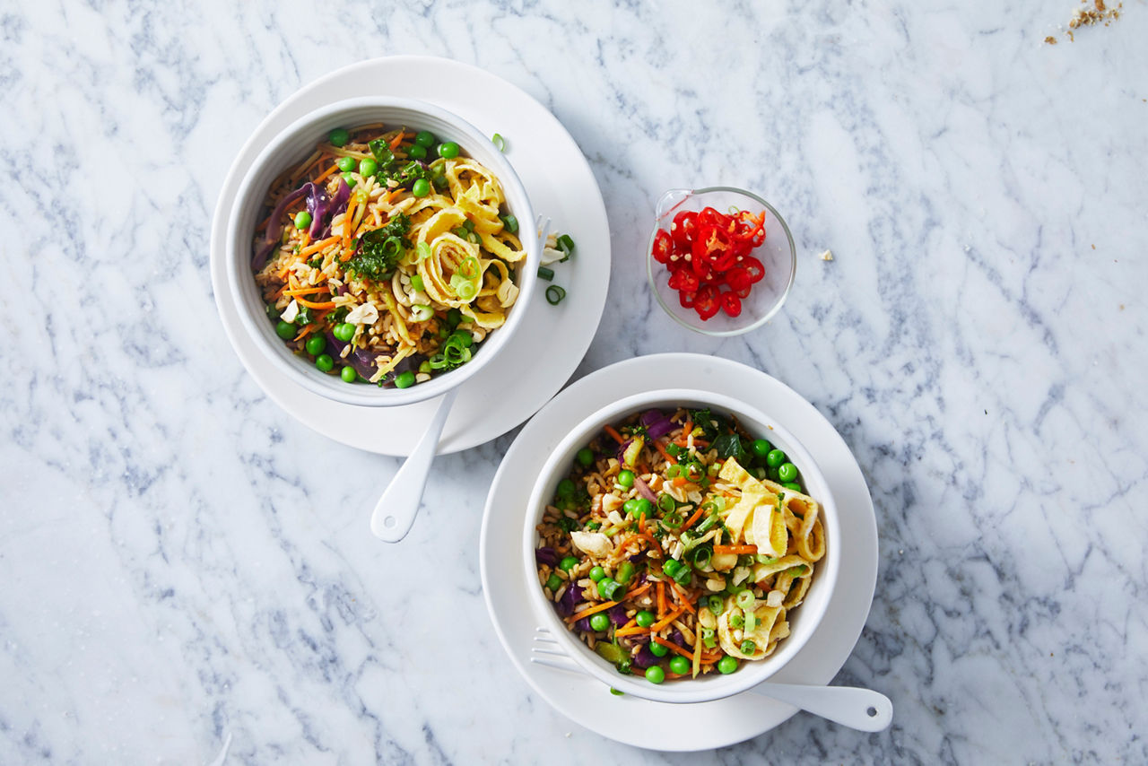Quick Veggie Fried Rice