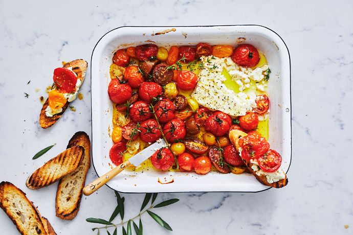 Roasted Feta & Tomatoes