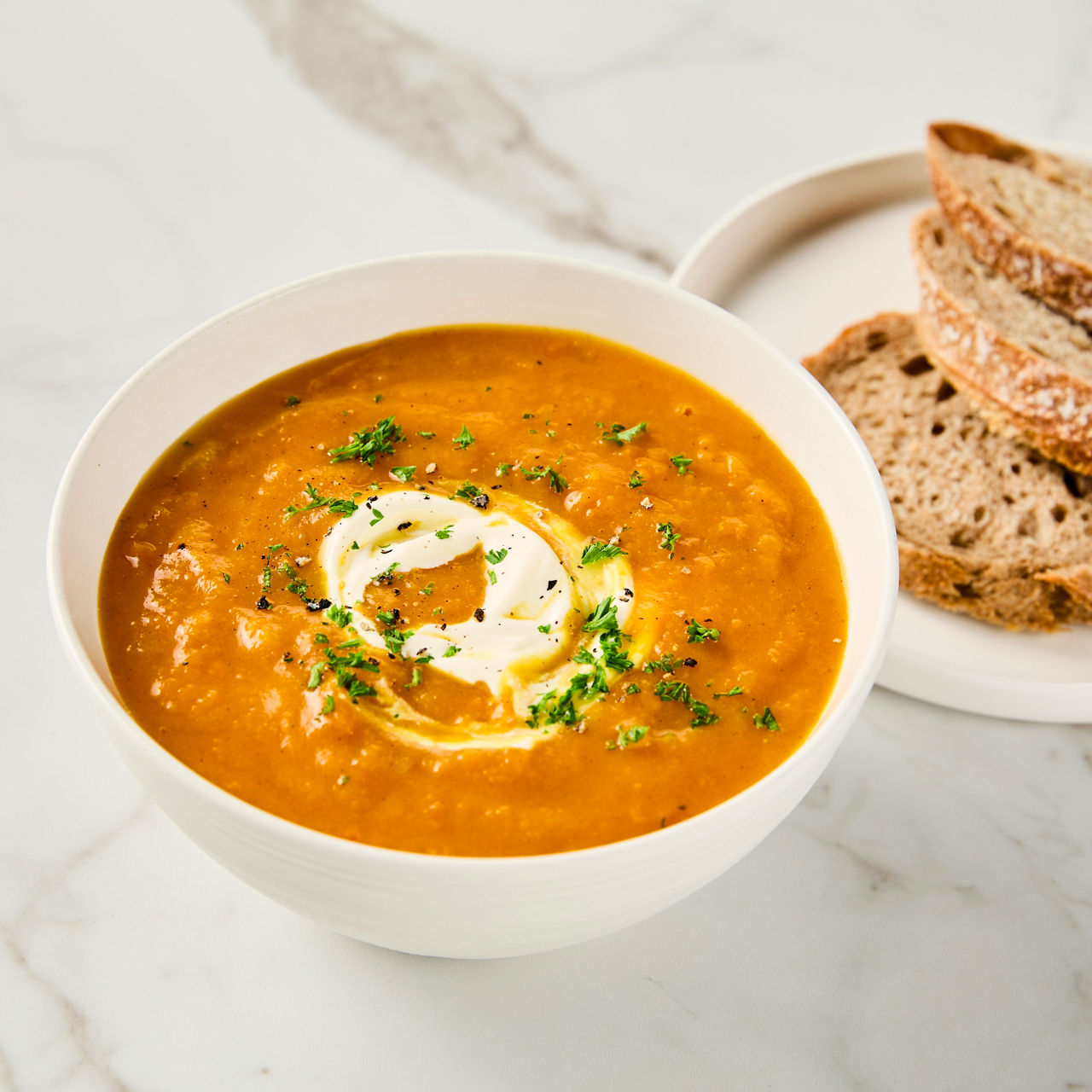 Roasted Pumpkin & Carrot Soup