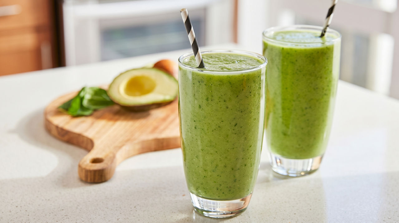 Spinach, Avocado & Banana Smoothie