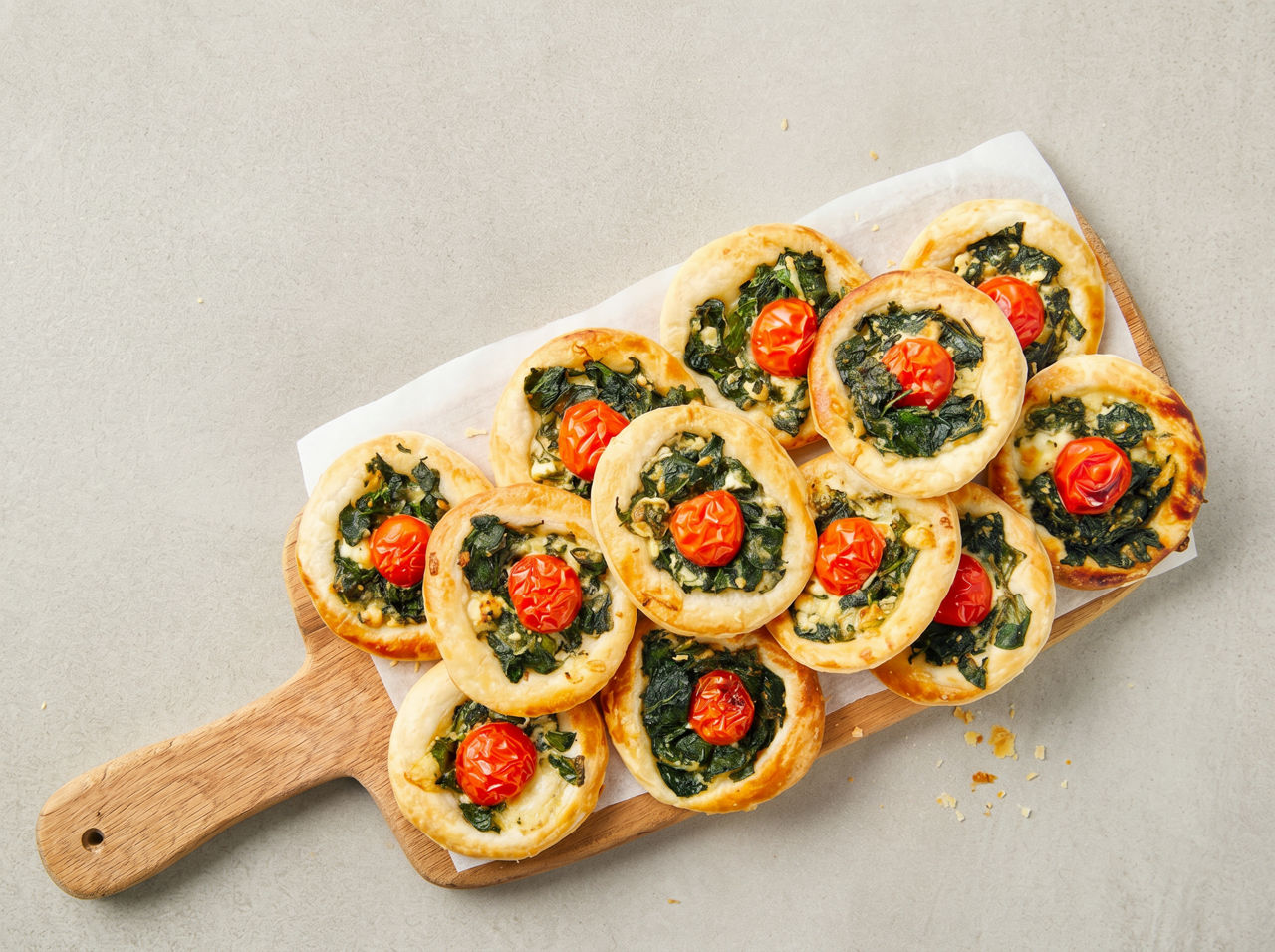 Spinach & Cheese Puff Tarts