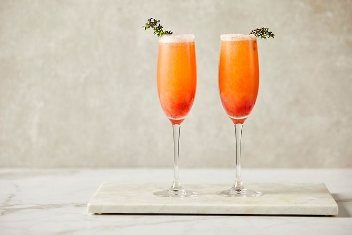 Strawberry & Rosé Mimosa