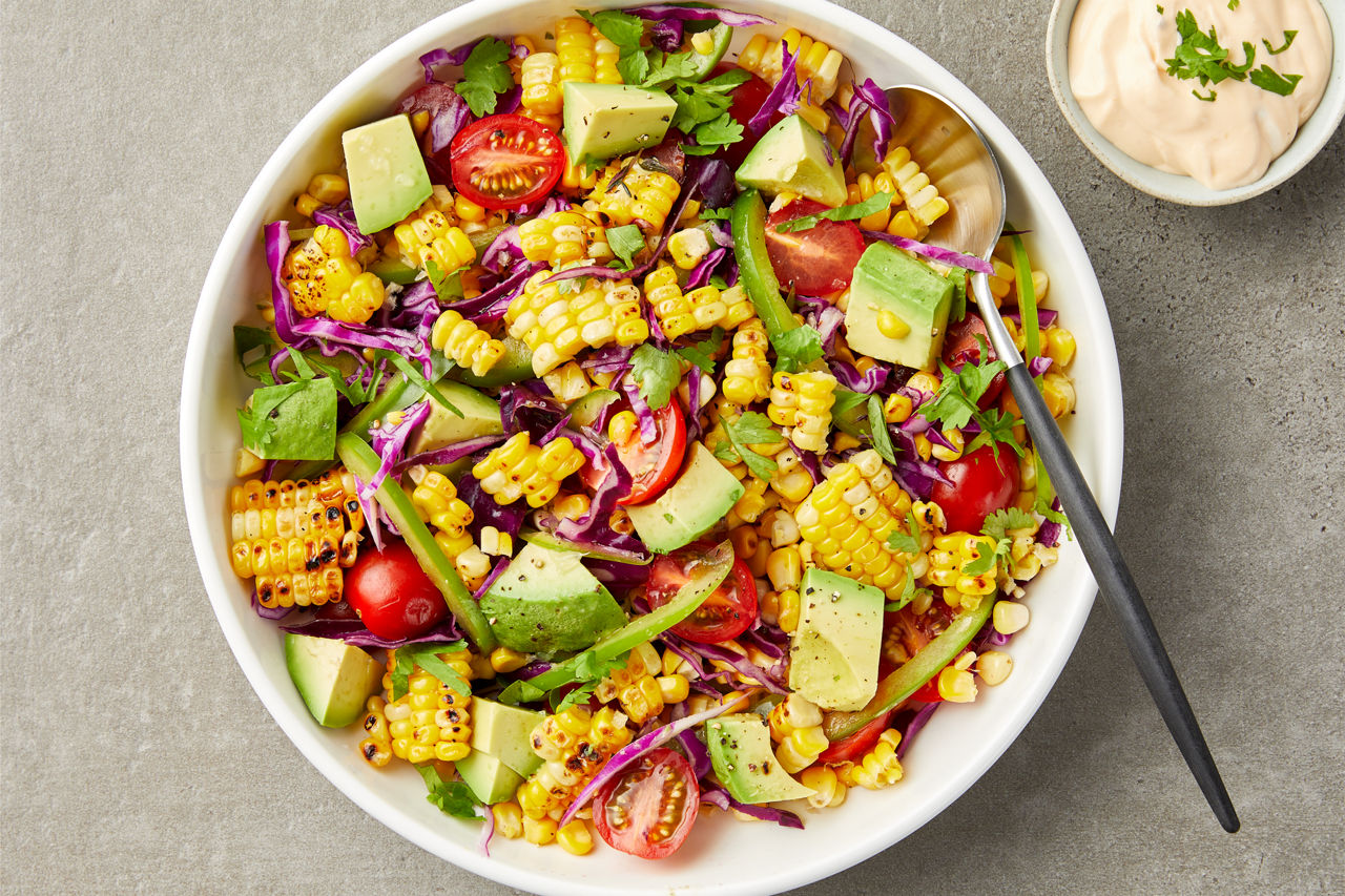 Sweetcorn & Avocado Salad