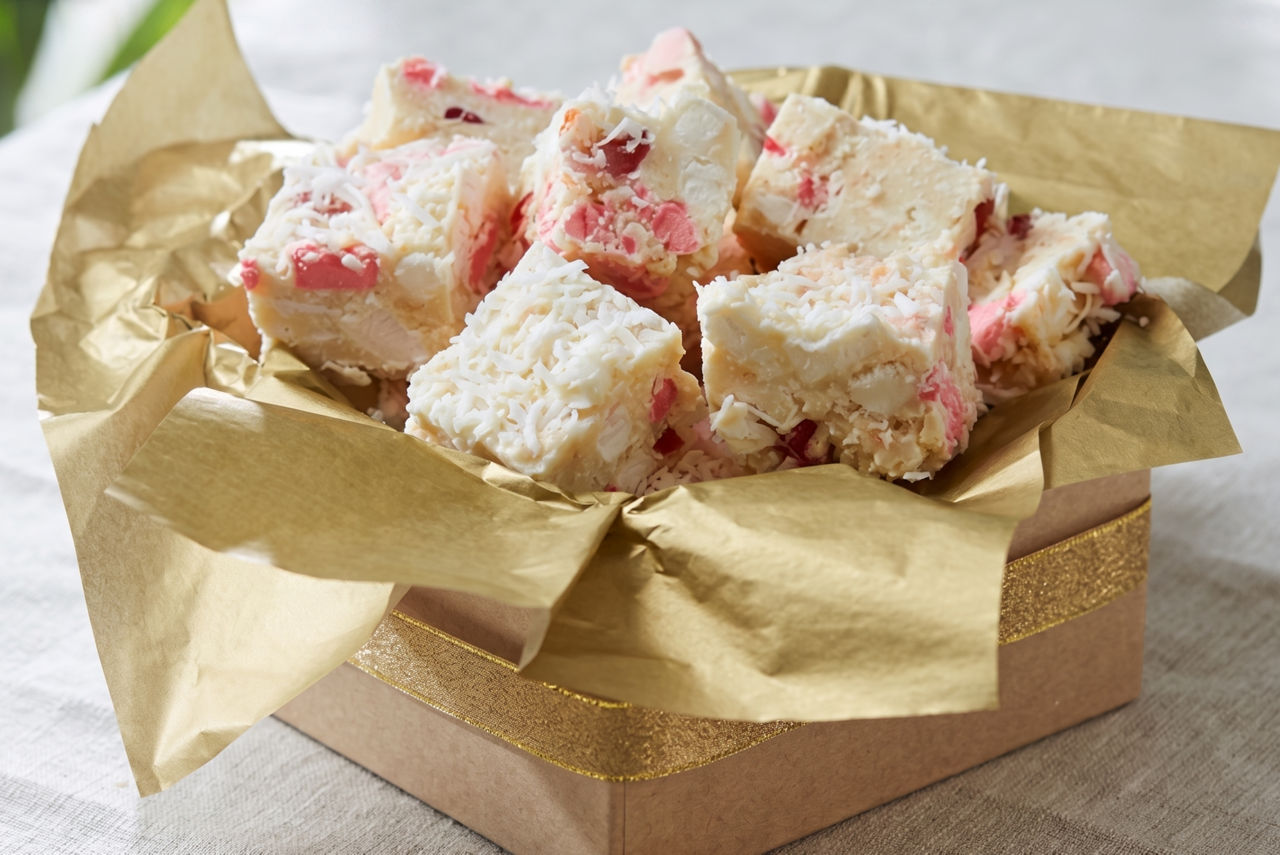 White Chocolate & Raspberry Rocky Road